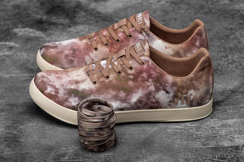 Copper Nobull Earth Tie-Dye Canvas Women's Trainers | CA L2059I